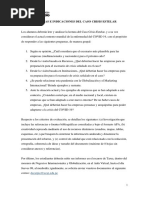 Pautas e Indicaciones Del Caso (Crisis Estelar)