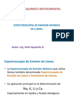 Espectroscopia de Emisión Atómica