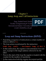 Microprocessor & Microcontrollers: Jump, Loop, and Call Instructions