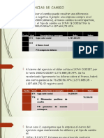 Diferencias de Cambio