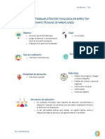 Ejercicios para Trabajar Atención Focalizada en Niños TDH Mediante Técnicas de Mindfulness