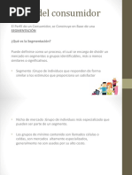 Presentación Perfil Del Consumidor PDF