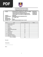 Lab Report Properties Measurement