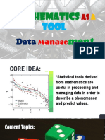 Mathematics As A Tool Data MGNT PDF