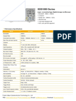 OWON SDS1000 Series Spec PDF