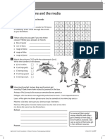 GCSE French Foundation Vocabulary Worksheet