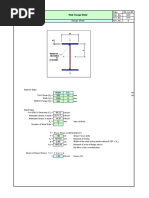 Date Dsn. by Chk. by Design Sheet Rev. No.: Web Flange Weld