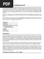 Distance-Vector Routing Protocol