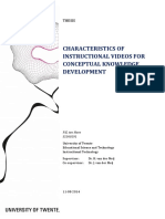 Characteristics of Instructional Videos For Conceptual Knowledge Development PDF