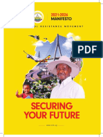 UGANDA POLITICS - NRM Manifesto 2021-2026