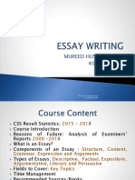 English Essay by Mureed Hussain Jasra 1