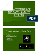 Movement of The Earth