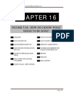 Income Tax - How Do I Know What Needs To Be Done?