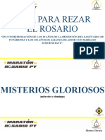 MISTERIOS GLORIOSOS - 4° MARATON DE ROSARIO PY - PPSX