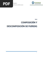 Iv.2 Composición y Descomposición de Fuerzas PDF