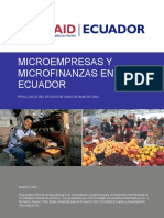 Microempresas y Microfinanzas en El Ecuador PDF