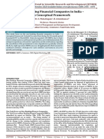 Non Banking Financial Companies in India - A Conceptual Framework