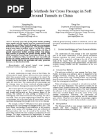 Construction Methods For Cross Passage in Soft Ground Tunnels in China