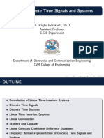 Unit I: Discrete Time Signals and Systems: Dr. Raghu Indrakanti, Ph.D. Assistant Professor E.C.E Department