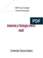 Anatomia Urechii PDF