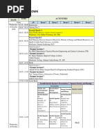 Schedule Rundown Day 2