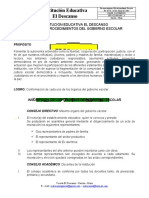 Manual de Procedimientos Del Gobierno Escolar