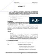 Anexo G Esquema Del Informe Mensual Del Supervisor de Proyecto