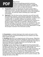 Selling Process Policy Delivery Procedure