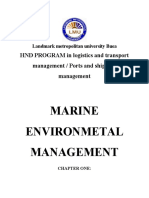 Marine Environmental Management