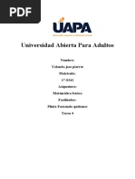 Yolanda Jose Pierret Matematica Tarea 4