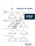 U3-S2 (Teoría) Congruencia de Triángulos PDF