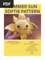 Summer Sun Softie Pattern Supplies