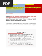 EJEMPLOS Hipótesis Bien Redactada y Clara