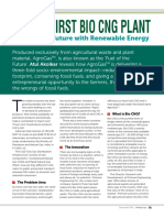 INDIA's First BIO CNG PLANT PDF