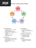 Internal Control - Self Assessment Checklist