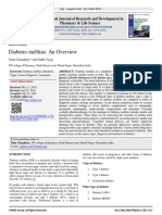 Diabetes Mellitus An Overview