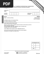 Paper 4 IGCSE Malay As A Foreign Language