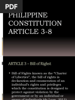 Philippine Constitution Article 3-8