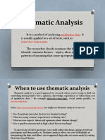 Thematic Analysis