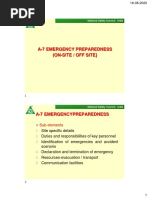 A-7 Emergency Preparedness