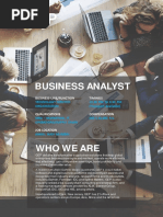 GEP JD - Business Analyst TSO - CET PDF