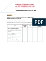 MODULE 4 Planning For Continuing Professional Dev. and Lac Planning