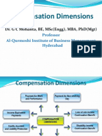 Compensation Dimensions: Dr. G C Mohanta, Be, MSC (Engg), Mba, PHD (MGT)