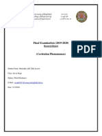 A Report About Cavitation Phenomenon-By Murtadha Adil Tahir jassim - مرتضى عادل طاهر جاسم