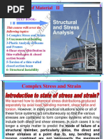 Lectuer 1 Complex Stresses PDF