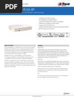 Dhi-Nvr4108/4116-8P: 8/16 Channel 8poe Smart 1U Lite Network Video Recorder