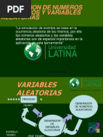 Generación Números y Variables Aleatorias (UNILATINA) PDF