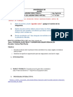 Potencial Eléctrico y Superficies Equipotenciales