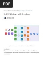 Build EKS Cluster With Terraform. A Simple Infrastructure-As-Code Way - by Nico Singh - Sep, 2020 - ITNEXT