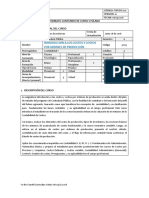 Sílabo de Asignatura de Introducción A Los Costos y Sistema de Costos Por Órdenes de Producción